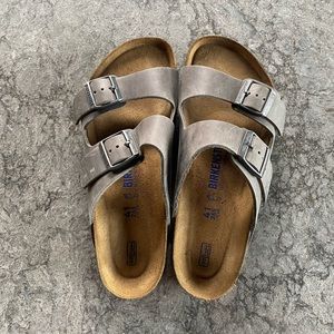 Birkenstock Arizona Soft Footbed - Leather (Unisex) Size 41